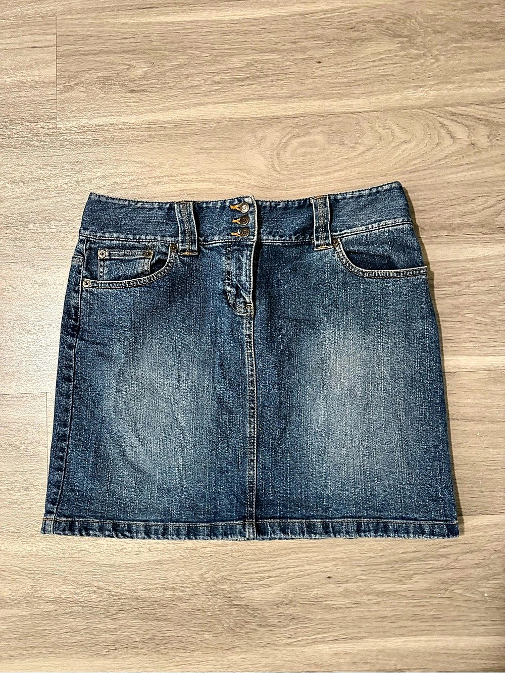 LOFT Denim Jean Skirt Size 10 – Stretch Cotton Mini Skirt